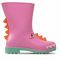 Wellington MELISSA - Mini Melissa Rain Boot + Fabul 33677 Pink/Green/Orange AF029
