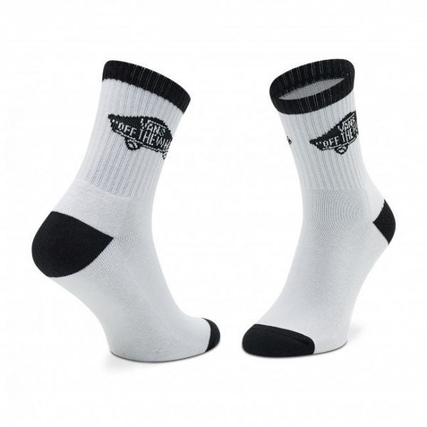 Calzini lunghi da uomo VANS - Art Half Cre VN0A45GNYB21 White/Black