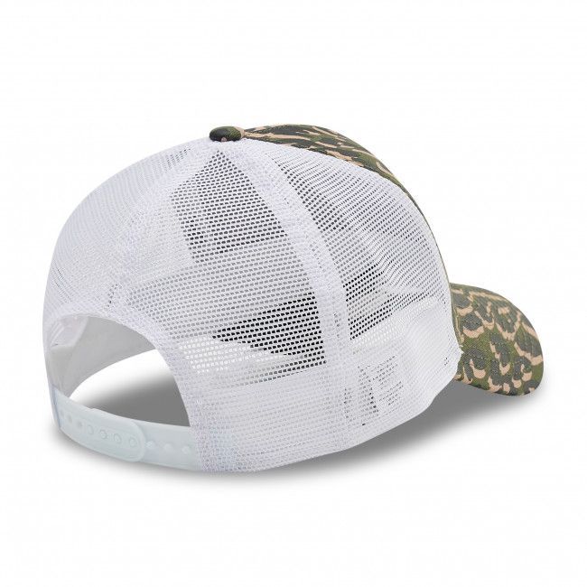 Cappellino New Era - La Dodgers Leopard Print A-Frame Trucker 60222396 Verde