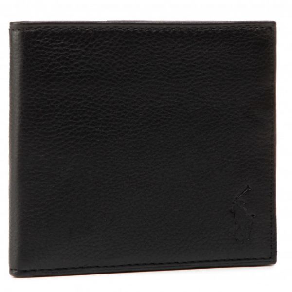 Portafoglio grande da uomo Polo Ralph Lauren - Ongoing 405526310003 Black