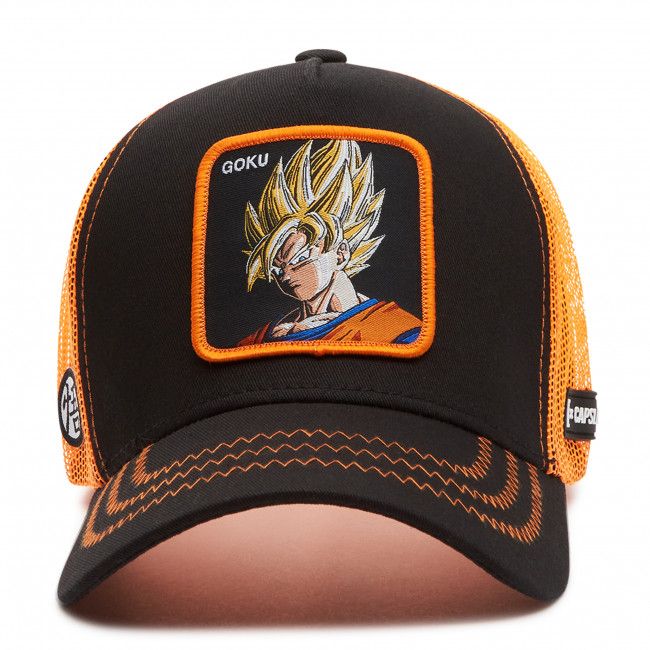 Cappello con visiera CAPSLAB - Dragon Ball Z Goku CL/DBZ/1/GO3 Arancione Nero