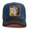 Cappello con visiera CAPSLAB - Dragon Ball Z Majin Vegeta Trucker CL/DBZ/1/SAN1 Blu scuro Nero