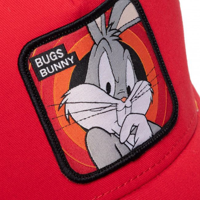 Cappello con visiera CAPSLAB - Looney Tunes Bugs Bunny CL/LOO/1/BUG1 Grigio Rosso