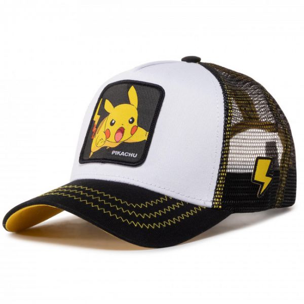 Cappello con visiera CAPSLAB - Pokemon Pikachu CL/PKM2/1/PIK5 White