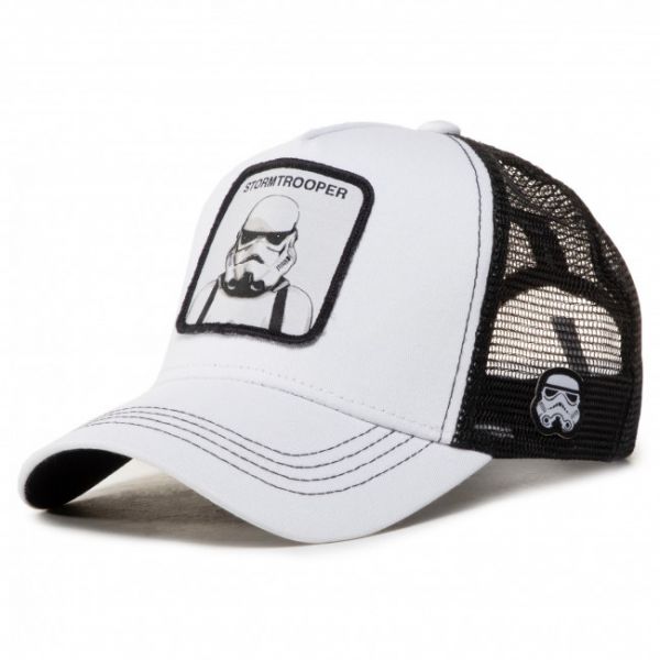 Cappello con visiera CAPSLAB - Stormtrooper CL/STT/1/WA White