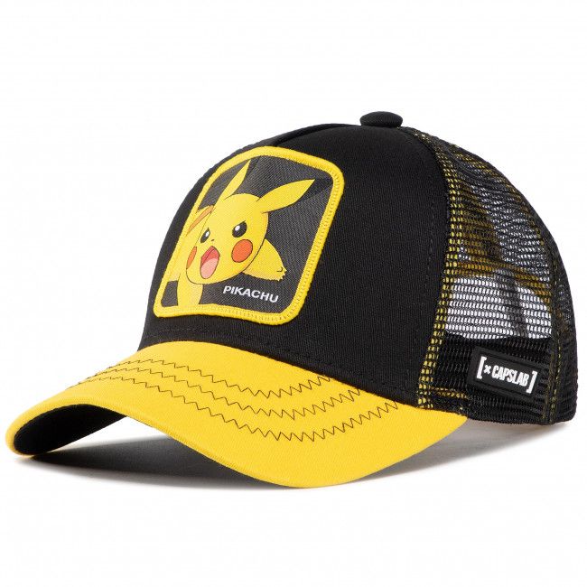 Cappellino Capslab - Pokemon Pikachu CL/PKM2/3/PIK6 Black