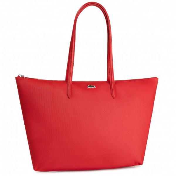 Borsetta Lacoste - L Shopping Bag NF1888PO High Risk Red 883 Borsetta Lacoste - L Shopping Bag NF1888PO High Risk Red 883
