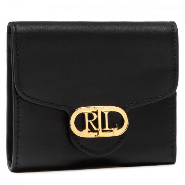 Portafoglio piccolo da donna LAUREN RALPH LAUREN - Logo Comp 432824915001 Medium Black