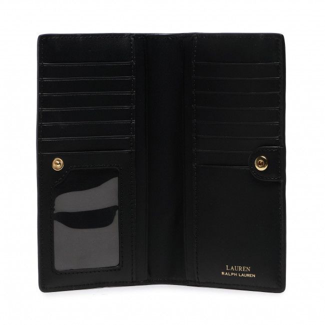 Portafoglio grande da donna LAUREN RALPH LAUREN - Slim Wallet Wlt Med 432802917009 Black