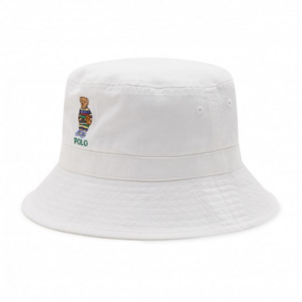 Cappello POLO RALPH LAUREN - Bucket 323872273001 White Cappello POLO RALPH LAUREN - Bucket 323872273001 White