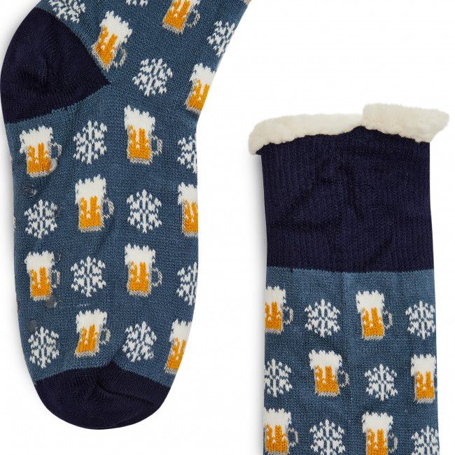 Calzini lunghi da uomo Cabaïa - Biere Noel SOKFW2122 Blue