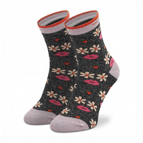 Calzini lunghi da donna Cabaïa - Melanie &amp; Arsene SOKFW2122 Nero