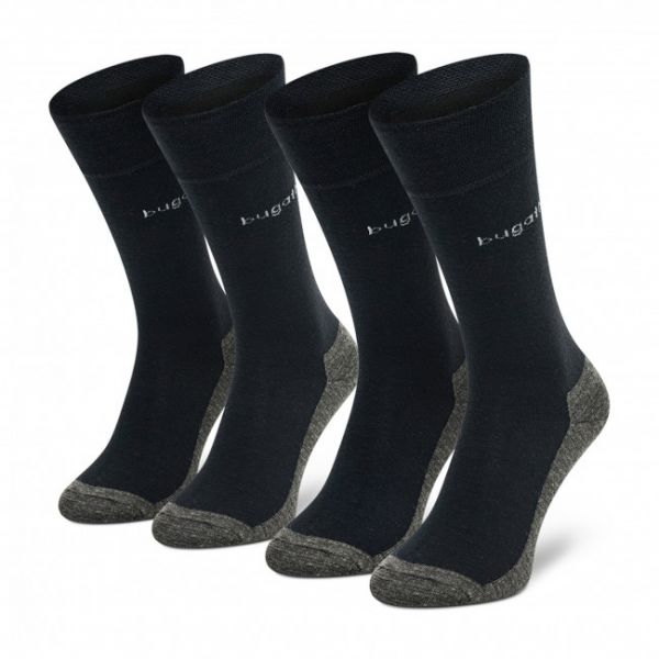 Set di 2 paia di calzini lunghi da uomo Bugatti - 6906 Black 610