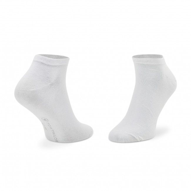 Set di 6 paia di calzini corti da uomo Tom Tailor - 90247 White 660