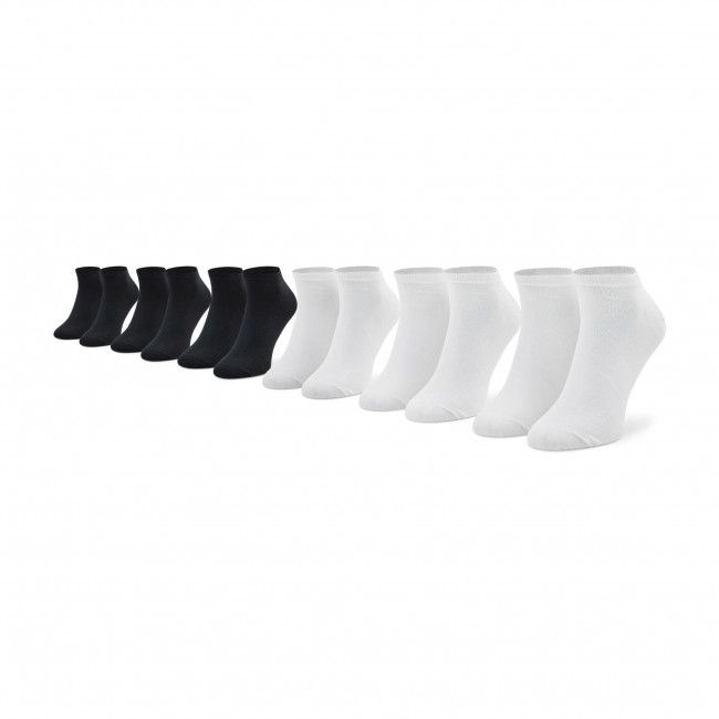 Set di 6 paia di calzini corti da uomo Tom Tailor - 90247 White 660