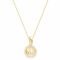 Collana Michael Kors - Logo Charm Neck MKC1108AN710 Gold Clear