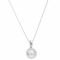 Collana MICHAEL KORS - Logo Charm Neck MKC1108AN040 Silver Clear