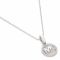 Collana MICHAEL KORS - Logo Charm Neck MKC1108AN040 Silver Clear