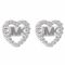 Orecchini Michael Kors - Logo Heart Stud MKC1243AN040 Silver Clear