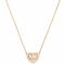 Collana MICHAEL KORS - Logo Heart Neck MKC1244AN791 Rose Gold Clear