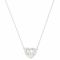 Collana Michael Kors - Logo Heart Neck MKC1244AN040 Silver Clear