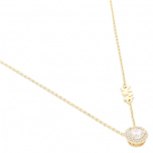 Collana Michael Kors - Pave Halo Necklace MKC1208AN710 Gold Clear