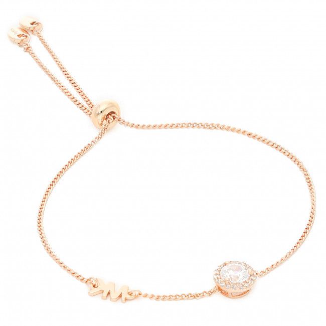 Bracciale Michael Kors - Pave Halo Slider MKC1206AN791 Rose Gold Clear