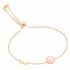 Bracciale Michael Kors - Pave Halo Slider MKC1206AN791 Rose Gold Clear
