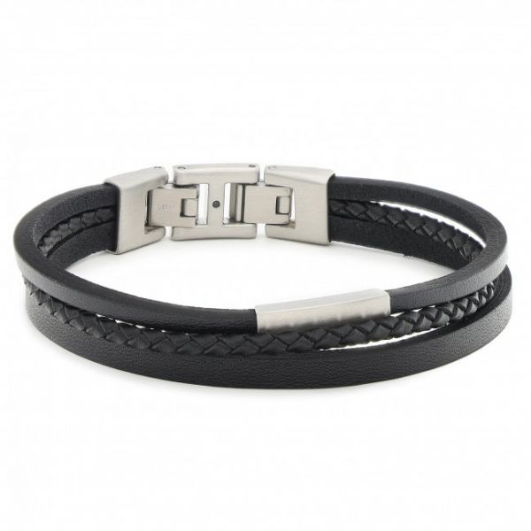Bracciale FOSSIL - Multi-Strand JF03322040 Black