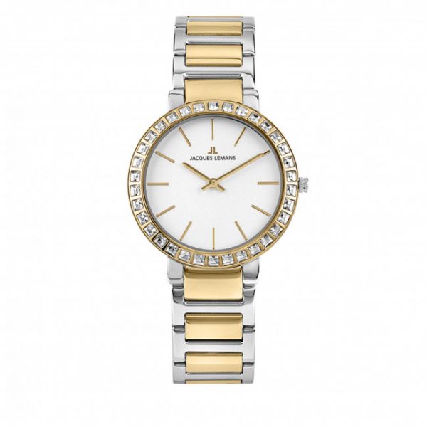 Orologio JACQUES LEMANS - 1-1843.1D Silver/Gold Orologio JACQUES LEMANS - 1-1843.1D Silver/Gold