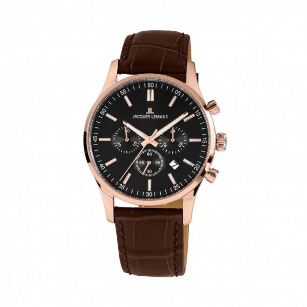 Orologio Jacques Lemans - London 1-2025D Brown/Rose Gold