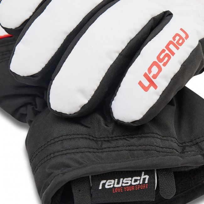 Guanti da sci Reusch - Alan 4461115 White/Fire Red/Black 120