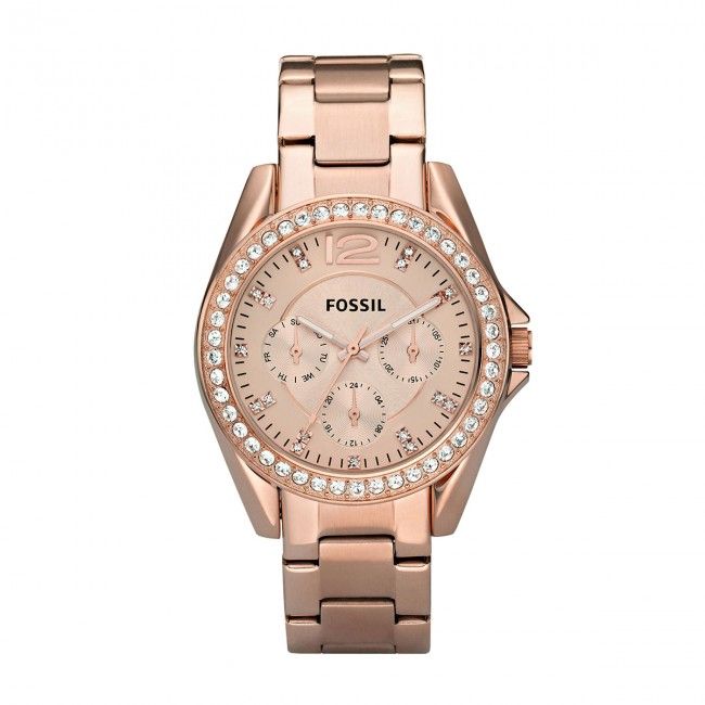 Orologio FOSSIL - Riley ES2811 Rose Gold/Rose