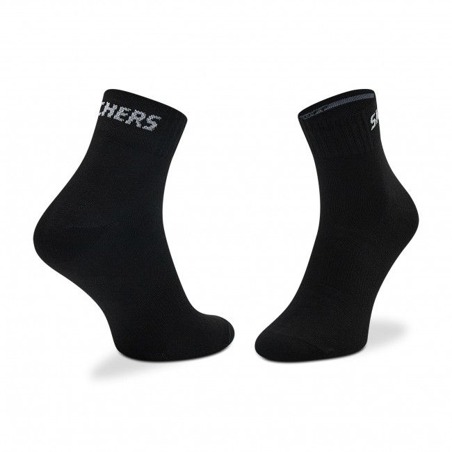Set di 3 paia di calzini lunghi unisex Skechers - SK42017 Black 9999