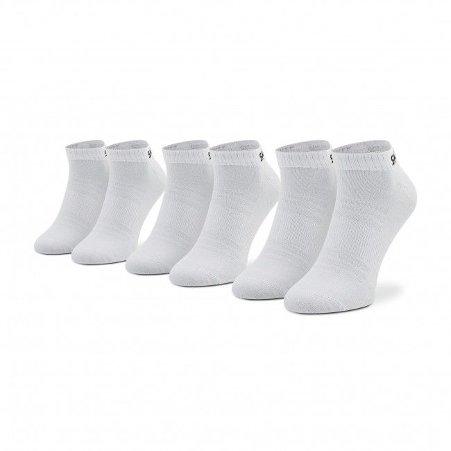 Set di 3 paia di calzini corti unisex SKECHERS - SK43022 White 1000