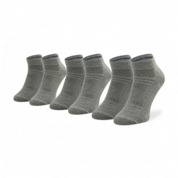 Set di 3 paia di calzini corti unisex Skechers - SK43022 Light Grey Mel. 9300