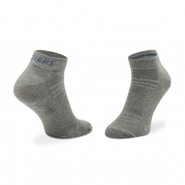 Set di 3 paia di calzini corti unisex Skechers - SK43022 Light Grey Mel. 9300