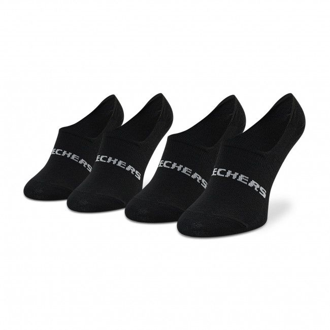 Set di 2 paia di calzini corti unisex SKECHERS - SK44008 Black 9999