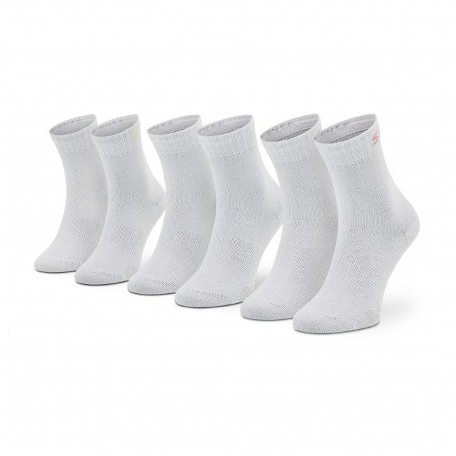 Set di 3 paia di calzini lunghi unisex Skechers - SK-SK41053 White 1000