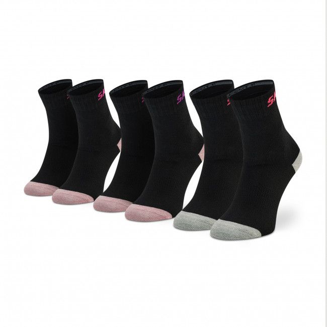 Set di 3 paia di calzini lunghi unisex Skechers - SK-SK41053 Black 9999