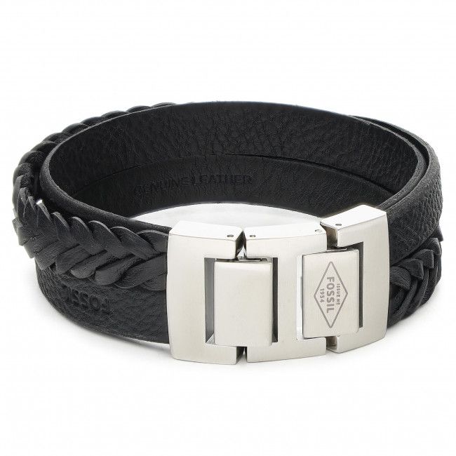 Bracciale FOSSIL - Vintage Casual JF02079040 Black/Silver