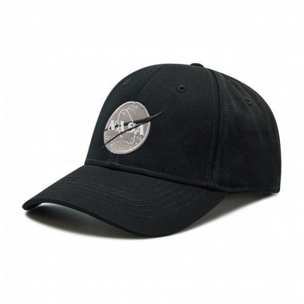 Cappellino Alpha Industries - Nasa Cap 186903 Black 03