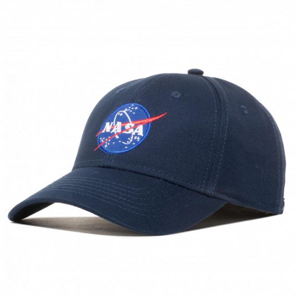 Cappello con visiera ALPHA INDUSTRIES - Nasa Cap 186903 Rep. Blue 07