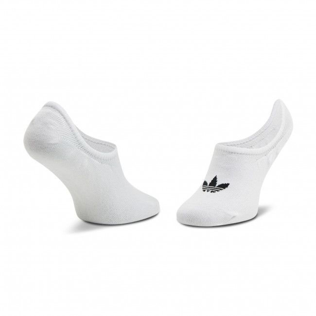 Set di 3 paia di pedulini unisex adidas - No-Show Socks 3P FM0676 White