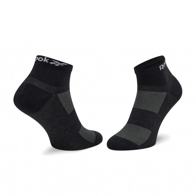 Set di 3 paia di calzini lunghi unisex Reebok - Te Ank Sock 3P GH0419 Black