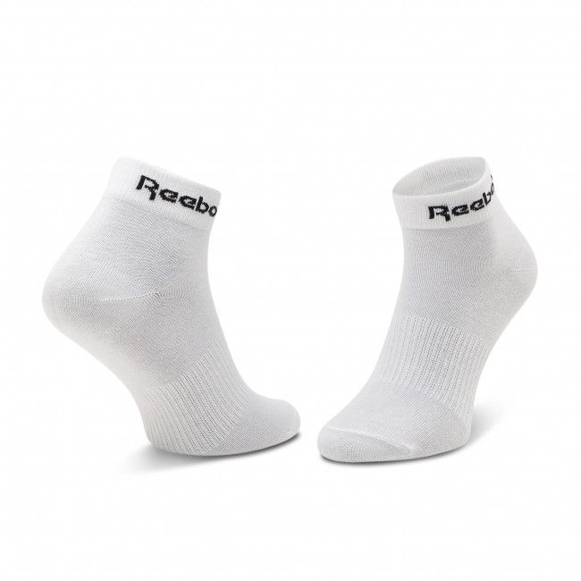 Set di 3 paia di calzini corti unisex Reebok - Act Core Ankle Sock 3P GH8167 White