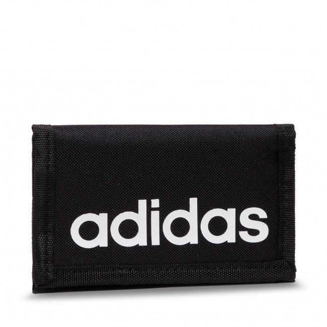 Portafoglio grande da uomo adidas - Linear Wallet GN1959 Black/White