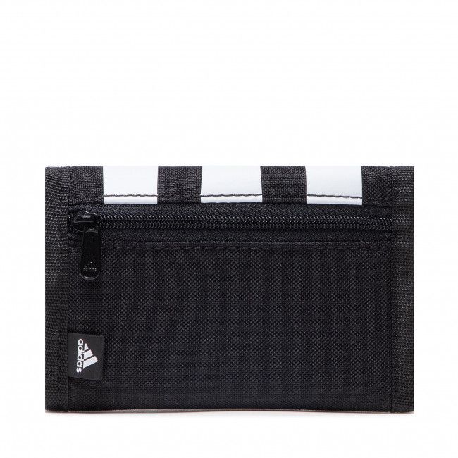 Portafoglio grande da uomo adidas - 3S Wallet GN2037 Black/Black/White