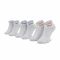 Set di 3 paia di calzini corti unisex Reebok - Act Core Ankle Sock 3P H36570 White/Dynred