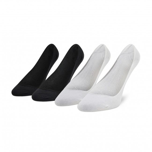 Set di 2 paia di pedulini da uomo adidas - Ballerina H35756 Black/White